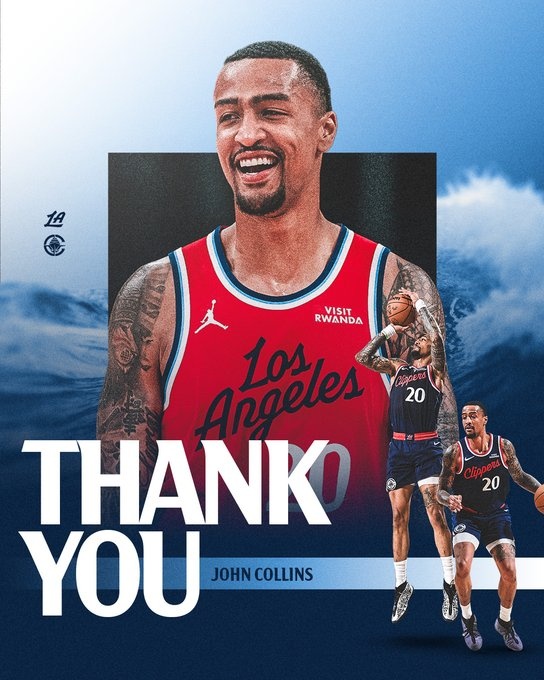快船官宣告别:博格丹底薪赴火箭,科林斯三年5100万转投活塞 快船官宣告别:博格丹底薪赴火箭,科林斯三年5100万转投活塞