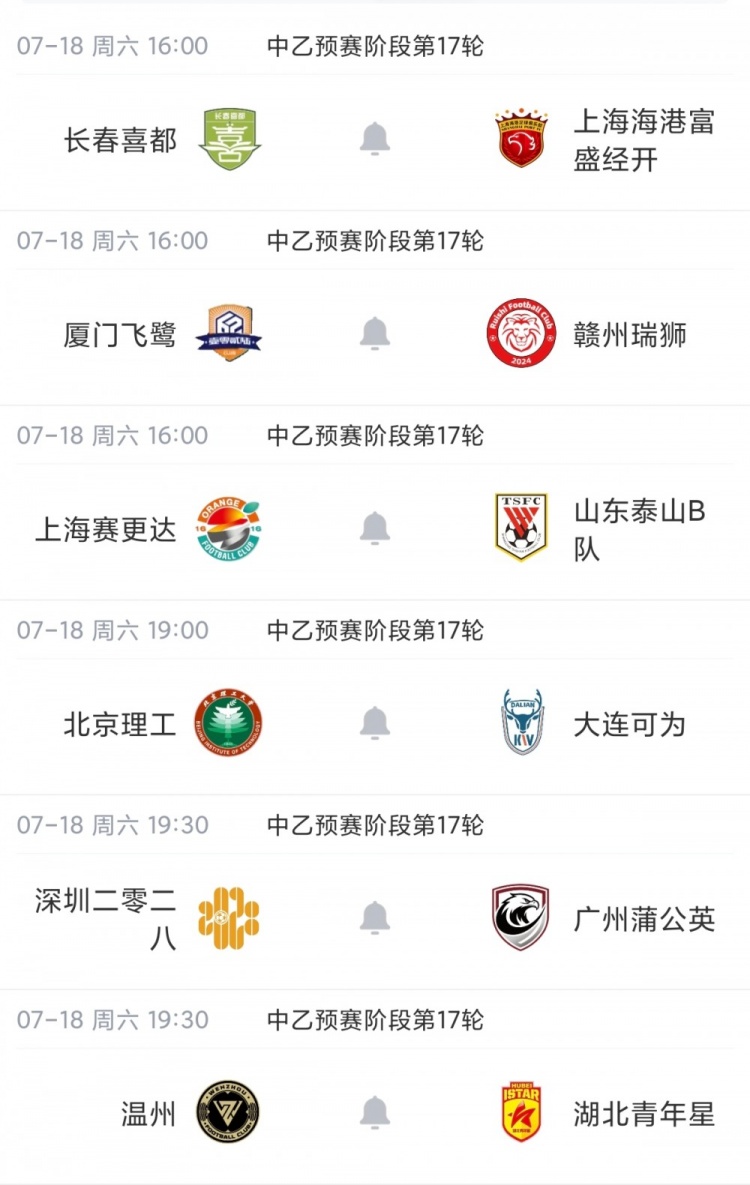 山东泰山B队北区登顶 1分优势领跑大连可为仍第三