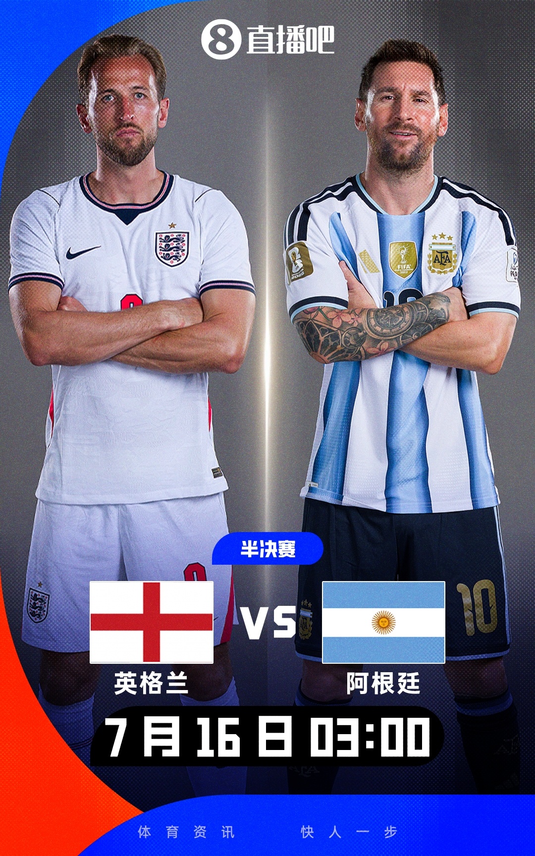 英阿宿敌半决赛:凯恩与梅西的沉默领袖之争,数据拆解胜负手