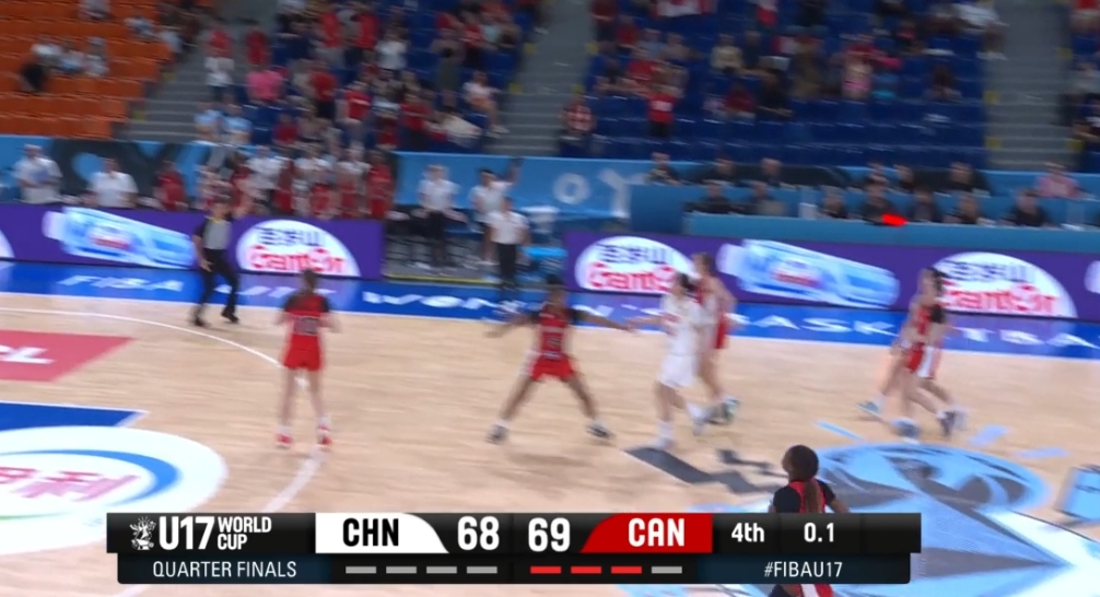 三分31中5，命中率16.1%：U17女篮外线失准1分惜败加拿大