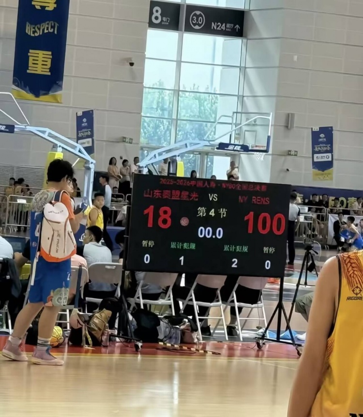 纽约RENS队横扫NYBO，100-18碾碎对手，统治力尽显