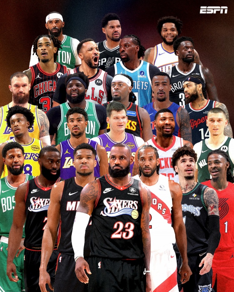 ESPN发问:史上最疯休赛期?詹姆斯投76人,字母哥伦纳德集体换队