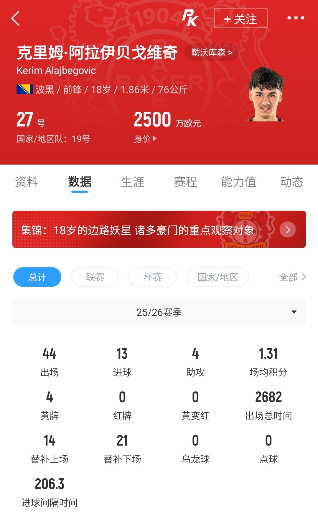 德天空：尤文4000万欧截胡切尔西，签下18岁波黑中场阿拉伊贝戈维奇