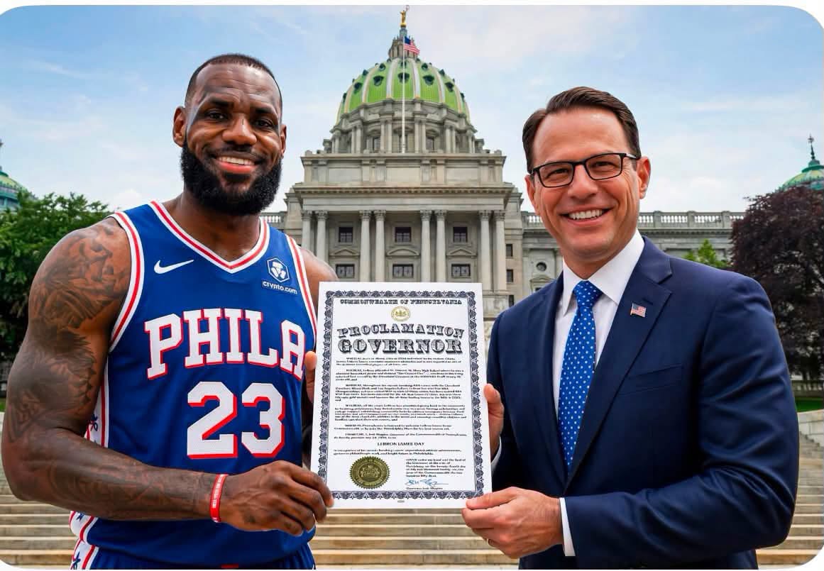 宾州州长亲自出马招募勒布朗·詹姆斯,NBA历史首例 宾州州长亲自出马招募勒布朗·詹姆斯,NBA历史首例