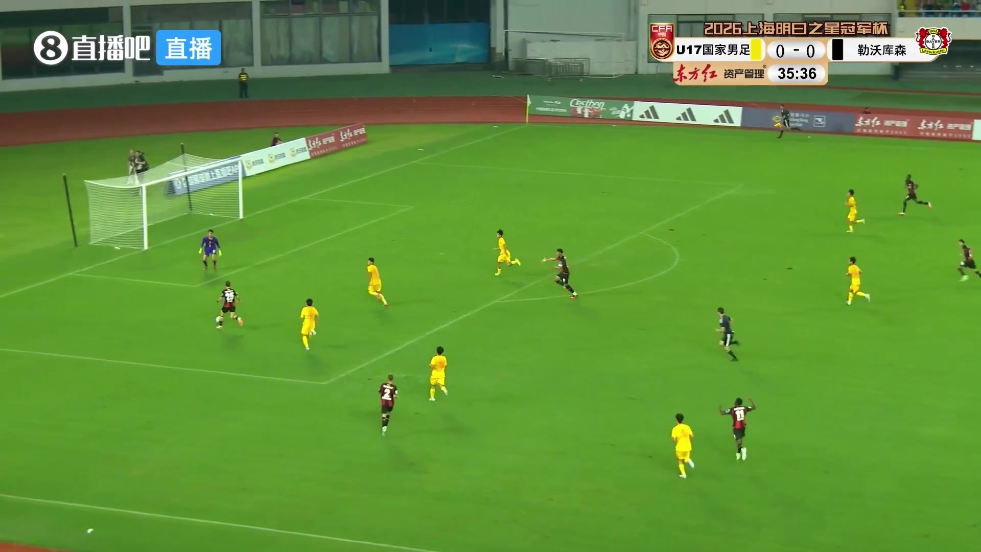 U17国足先丢一球！默哈马迪前插面对门将挑射破门